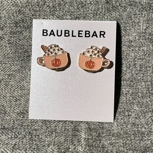 BAUBLEBAR Pumpkin Spice Latte Earrings. NWT